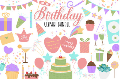 Birthday Clipart Bundle