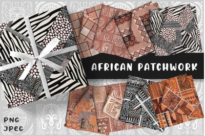 african patchwork digital paper sublimation africa png