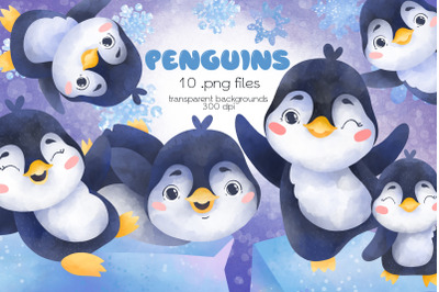 Penguin Clipart - PNG Files