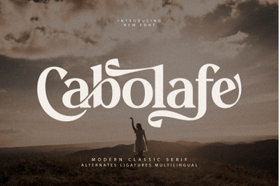 Cabolafe Typeface