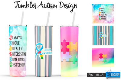 Autism Tumbler | Autism Design | Awareness SVG | Autism Awareness