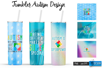 Autism Tumbler | Autism Design | Awareness SVG | Autism Awareness