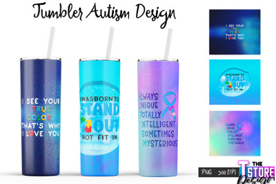 Autism Tumbler | Autism Design | Awareness SVG | Autism Awareness