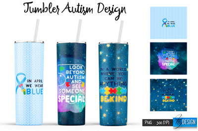 Autism Tumbler | Autism Design | Awareness SVG | Autism Awareness