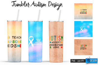 Autism Tumbler | Autism Design | Awareness SVG | Autism Awareness