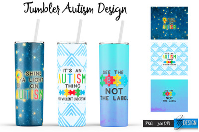 Autism Tumbler | Autism Design | Awareness SVG | Autism Awareness