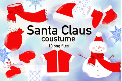Santa Claus Costume Graphic
