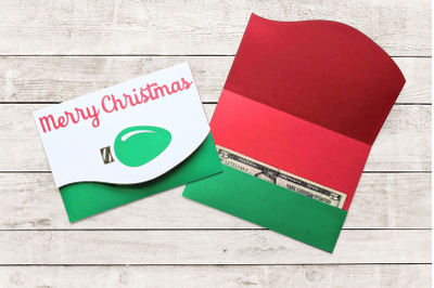 Christmas Money Holder Card | SVG | PNG | DXF | EPS