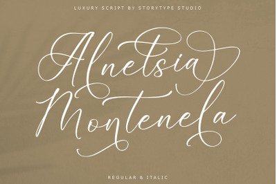 Alnetsia Montenela - Luxury Script