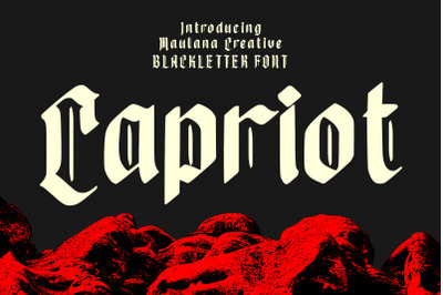 Capriot Blackletter Font