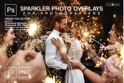 Wedding sparkler overlay, Photoshop overlay, Photoshop sparkler, Bokeh