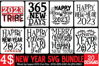 New Year SVG Bundle , New Year SVG Bundle Quotes