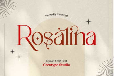 Rosalina Stylish Serif