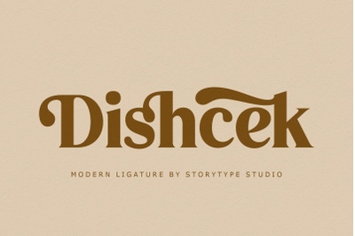 Dishcek Typeface