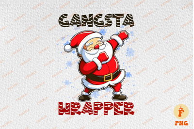 Gangsta Wrapper Funny Santa Christmas