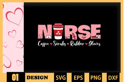 Coffee Scrubs Rubber Gloves Nurse