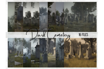 Dark Cemetery Background
