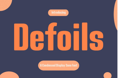 Defoils Luxury Sans Display Font