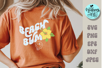 Beach bum svg, oversized shirt svg