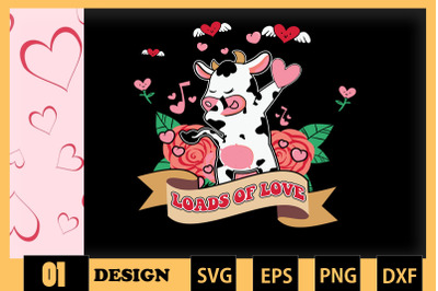 Loads Of Love Cow Farm Valentine