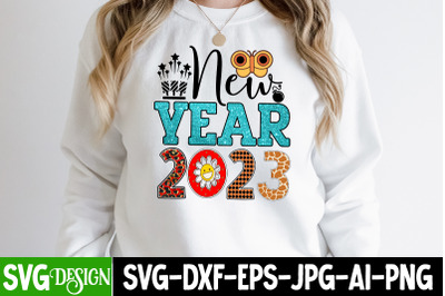 New Year 2023 Sublimation Design , New Year 2023 PNG
