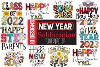 New Year Sublimation Bundle , New Year Sublimation