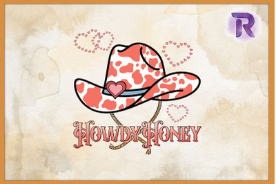 Howdy Honey Western Valentine PNG