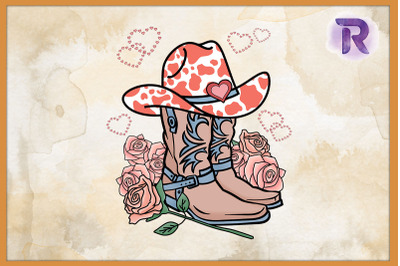 Valentines Cowboy Boots Western