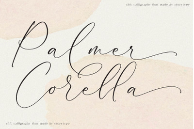 Palmer Corella - Chic Calligraphy Font