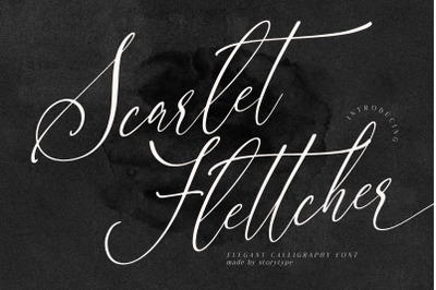 Scarlet Flettcher - Elegant Calligraphy Font