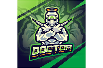 The doctor esport mascot logo