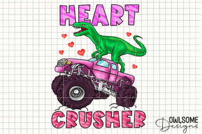 Heart Crusher Dinosaur Valentine