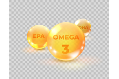 Omega 3. 3d EPA and DHA molecular fish oil, omega3 three isolated nutr