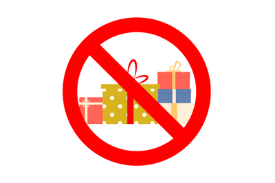 Prohibition of present to birthday event and christmas