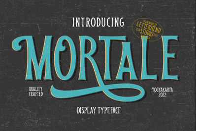 Mortale- Display Font