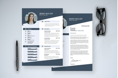 Modern Resume &amp; Cover Letter Template