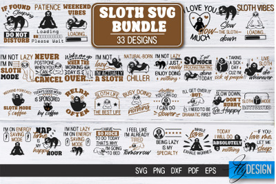 Sloth SVG | Sloth Quotes SVG Design | Funny SVG Design v.1