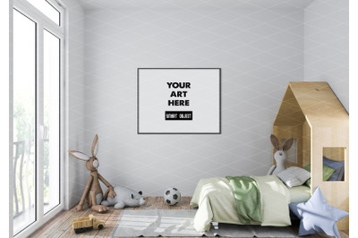 Interior scene_artwork background_frame mockup