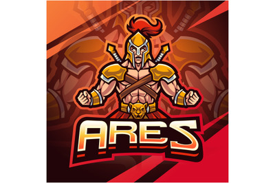 Ares esport mascot logo design