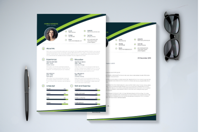 Modern Resume &amp; Cover Letter Template