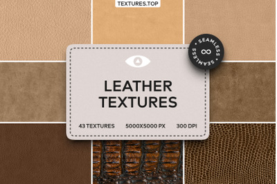 43 Seamless Leather Texture Pack