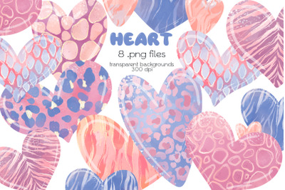 Hearts Clipart - PNG Files