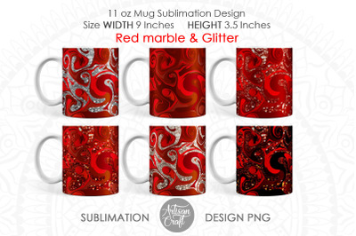 Valentine mug PNG, glitter mug design, acrylic pour art, 11oz mug