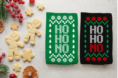 Ho Ho No Ugly Christmas Sweater | SVG | PNG | DXF | EPS