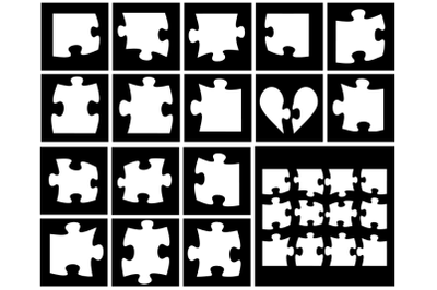 Puzzle Stencil, Puzzle Piece Stencil, Autism Awareness, Jigsaw Puzzle.