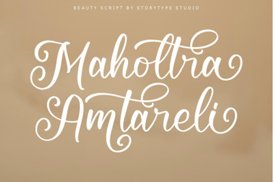 Maholtra Amtareli - Beautiful Script