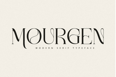 MOURGEN Typeface