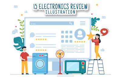 15 Electronics Review Illustration