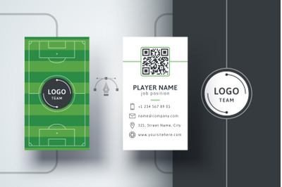 Soccer Template Business Card | Brand Company