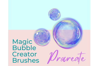 Magic Bubble Creator Brushes X 6